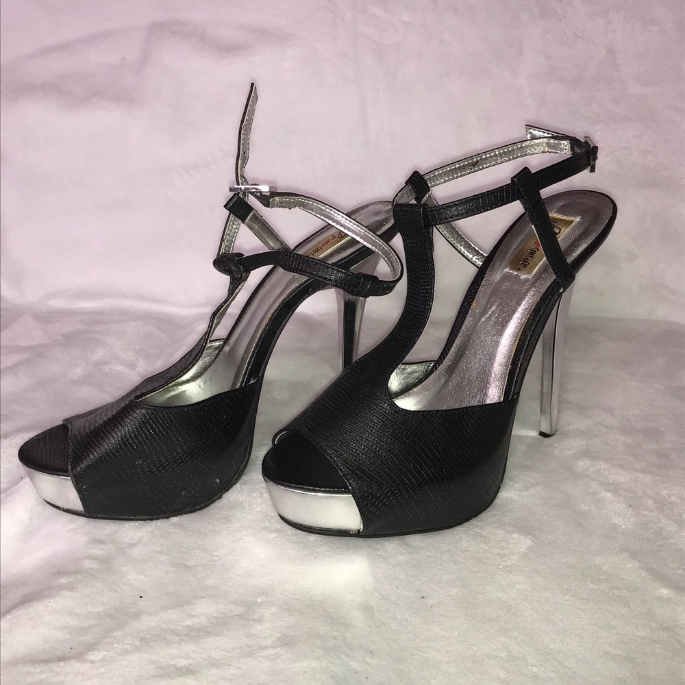 Promise Black Heels